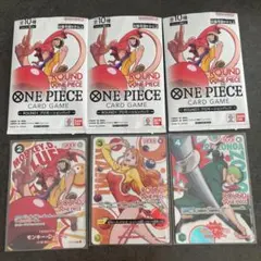 ONE PIECE ワンピースカード ラウンドワン ルフィ ナミ ゾロ プロモ