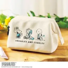 最後の１個　PEANUTS （スヌーピー） レザー調ポーチ