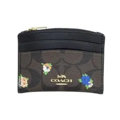 COACH シグネチャー 花柄 カードケース