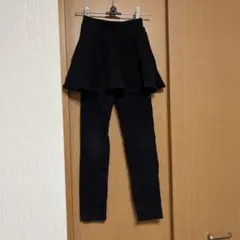 devirock ブラック スカート付きレギンス 140