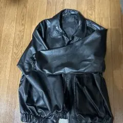 clear ブラックレザージャケット