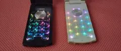 イルミネーションガラケー n-01e docomo black 3G回線専用機