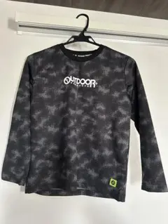 OUTDOOR PRODUCTS 長袖Tシャツ 150サイズ ブラック迷彩