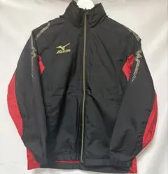 【お値下げ・Mizuno 】ウィンドブレーカー上下セット レッド/ブラック