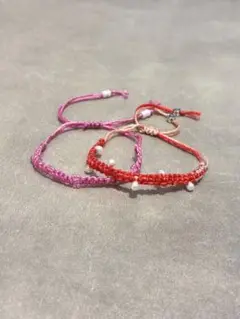ミサンガ［Peach］２本セット