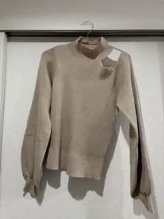 チコ　ワンショルラメニット