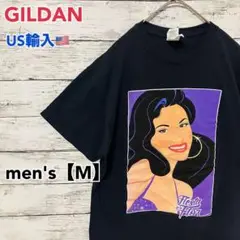 ●T400【US輸入】ギルダン Tシャツ ブラック系 men's【M】