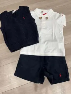 【新品・美品】ミキハウス・ラルフローレン入園式セット