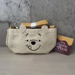 ★くまのプーさん プレミアム編みバスケット風ショルダー★