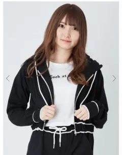 Jamieエーエヌケー パーカー 黒 新品未使用