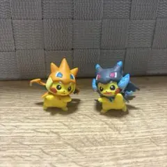 メガポンチョを着たピカチュウ　リザードン　ポケセン　ガチャ　メガ進化　レア