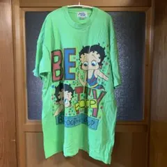 90s Betty Boop Tシャツ サイズL フロント全面プリント ベティー 