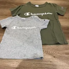 Champion Tシャツセット グレー・オリーブ 95・130