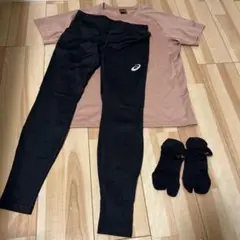 アシックス　ランニングウェアセット