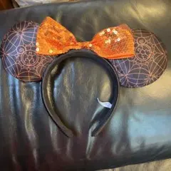 ミニーマウスカチューシャ オレンジ