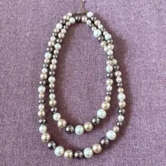 イミテーションパール ロングネックレス