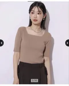 マイストラーダ　カットソー　キャメル　新品