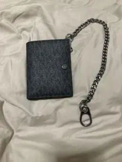 財布　COOPER NS チェーン ウォレット マイケルコース 美品