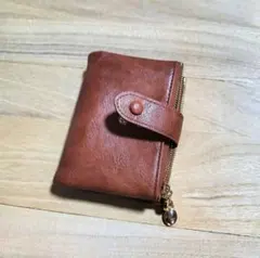 茶色折りたたみ財布