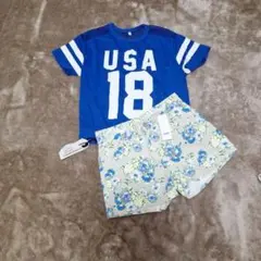 LOWRYS FARM 花柄ショートパンツ MサイズとTシャツセットのサムネイル