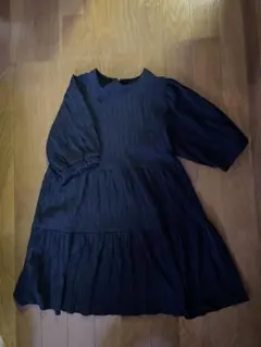 週末セール　未使用品　ドレスキップ　M ブラック　ワンピースのサムネイル