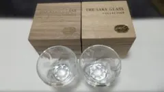 新品未使用　BOHEMIA 酒器 2個セット　桐箱　チェコ製　クリスタル