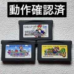 ka【動作確認済】ゲームボーイアドバンス マリオソフト3本セット
