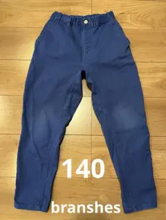 ブランシェス ガーデナーテーパードパンツ 140 branshes ブルー