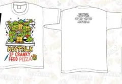 L 忍者　タートルズ　キートーク　Tシャツ　新品ホワイト　半袖　KEY TALK
