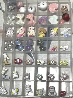 ケース付き☆キャラクター ビーズ・合金セット 50個以上