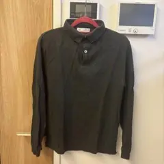 ZARA 長袖ポロシャツ ダークグレー 164