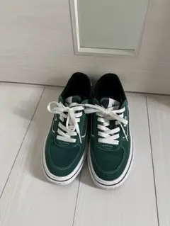 スニーカー グリーン VANS バンズ 24cm