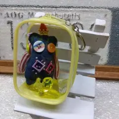 Z8.231❤️デニちゃんポーチ デニムリメイク デニムチャーム クリア