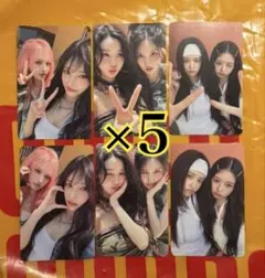 IVE Be Alright 通常盤 封入トレカ コンプ×5