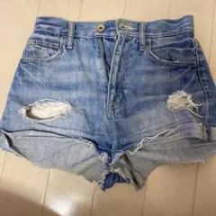 rienda ダメージデニム　ショートパンツ