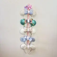 82 カチューシャホルダー　壁掛け　ディスプレイ　ベルト