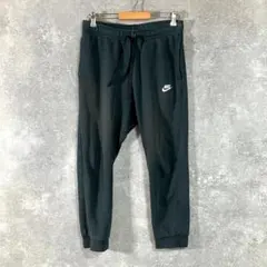 NIKE　スウェットパンツ　ブラック　ロゴ　ストレート　コットン　ポリエステル