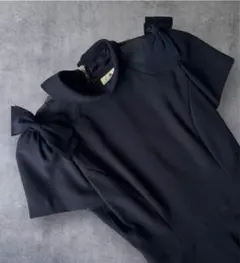 M'S GRACY エムズグレイシー　ワンピースドレス　ティアード レースリボン