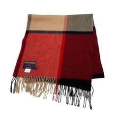 TWEEDMILL ツイードミル フォールチェック ラムウール ストール 大判