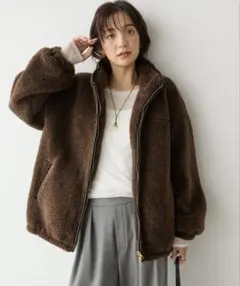 ボアコート フリースジャケット