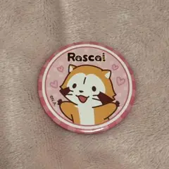 Rascal 缶バッジ ピンク