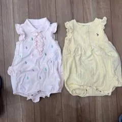 Ralph Lauren フリル付きロンパース 9M