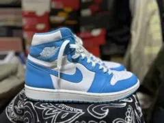 エアジョーダン1 レトロハイOG ノースカロライナ
