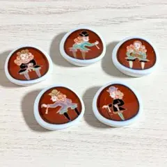 深川製磁　箸置き5点セット 宮内庁御用達 有田焼 箸置き 深川製磁　異人画　5客