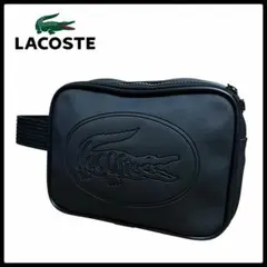 LACOSTE ラコステ セカンドバッグ クラッチバッグ ポーチ ブラック