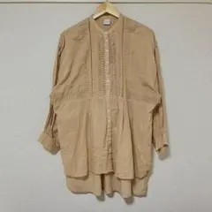 URBAN RESEARCH ピンタックチュニックブラウス オーバーシャツ