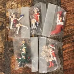 【リーフレットなし/未開封】コップのフチ子 クリスマス　5個セット