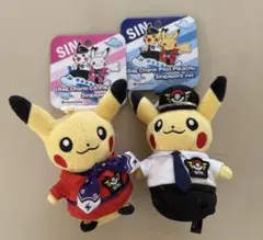 シンガポール限定　ポケモンセンター　ピカチュウ　CAペア