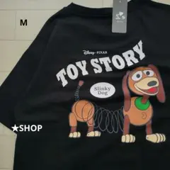 ディズニー トイストーリー スリンキー ポリエステル 半袖 tシャツ M