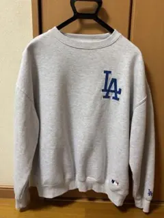 MLB Los Angeles Dodgers グレー ロゴスウェット